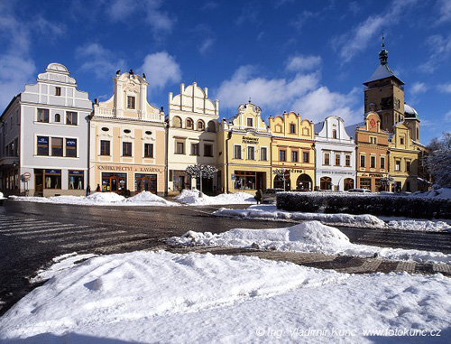 Havlíčkovo náměstí v zimě