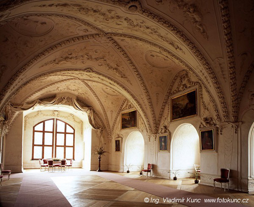 Interier hradu Pernštějn