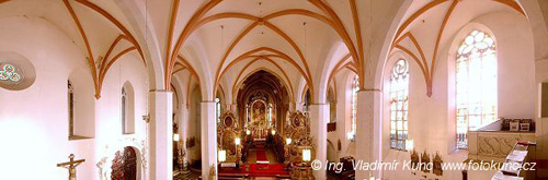 Interier kostela sv. Jakuba